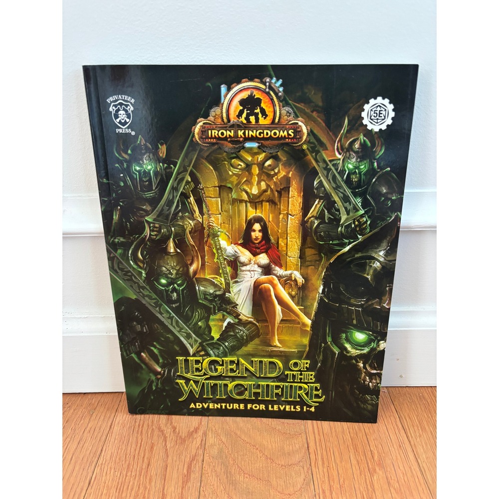 Privateer Press Iron Kingdoms Legend of the Witchfire 5E Adventure Module EUC